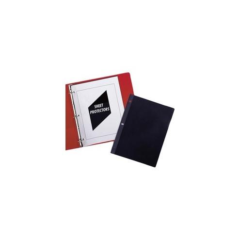 C-Line Traditional Standard Weight Polypropylene Sheet Protector - Letter 8.50" x 11" - Polypropylene - 100 / Box - Clear"
