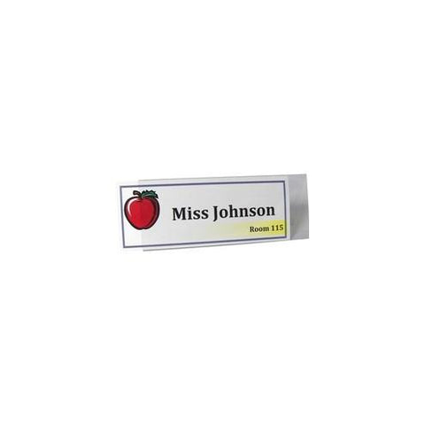 C-Line Scored Name Tent Cardstock for Laser/Inkjet Printers - Small Size, White, 2 x 3-1/2, 160/BX, 87527
