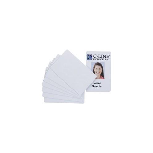 C-Line Graphics Quality Video Grade PVC Card - 100/PK, 89007