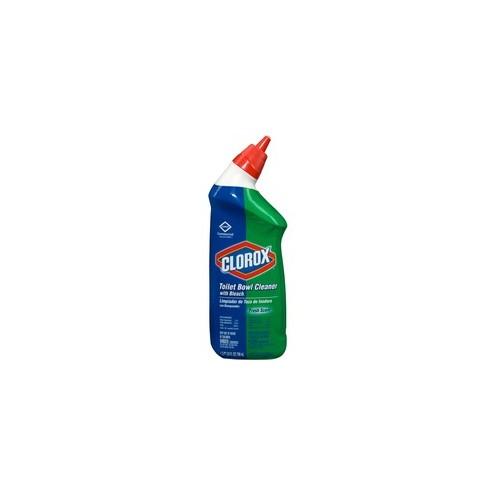 Clorox Toilet Bowl Cleaner with Bleach - Gel - 24 fl oz (0.8 quart) - Fresh Scent - 1 Each - Clear