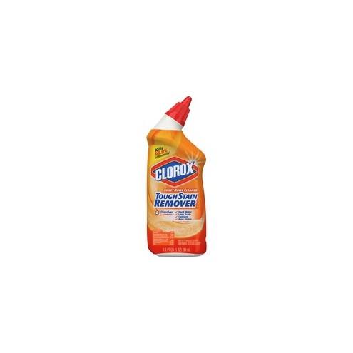 Clorox Tough Stain Remover Toilet Bowl Cleaner - Liquid - 24 fl oz (0.8 quart) - 360 / Bundle - Clear