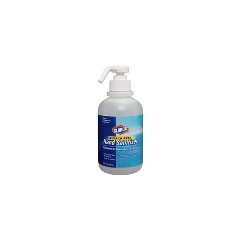 Clorox Bleach-free Hand Sanitizer - 16.9 fl oz (499.8 mL) - Pump Bottle Dispenser - Kill Germs - Hand - Clear - Bleach-free, Non-sticky, Non-greasy - 864 / Pallet