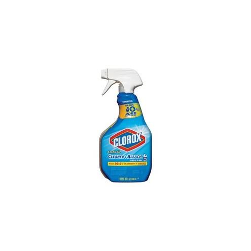 Clorox Clean-Up Fresh Scent Cleaner + Bleach Spray - Spray - 32 fl oz (1 quart) - Fresh Scent - 1 Each - Multi