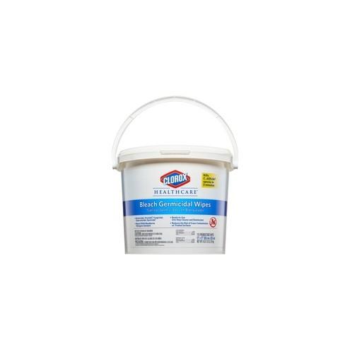 Clorox Healthcare Bleach Germicidal Wipes - Ready-To-Use Wipe - 110 / Canister - 100 / Pallet - White