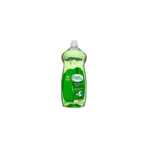 Green Works Manual Pot & Pan Dishwashing Liquid - Liquid - 38 fl oz (1.2 quart) - 288 / Bundle - Green