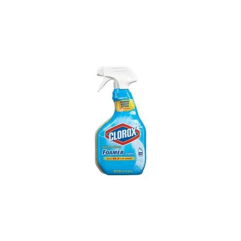 Clorox Bathroom Bleach Foamer Original Spray - Spray - 30 fl oz (0.9 quart) - 9 / Carton - Clear