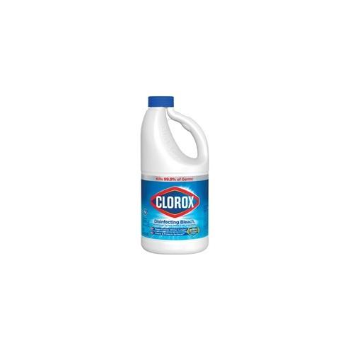 Clorox Regular Bleach - Concentrate Liquid - 64 fl oz (2 quart) - 200 / Bundle - Clear