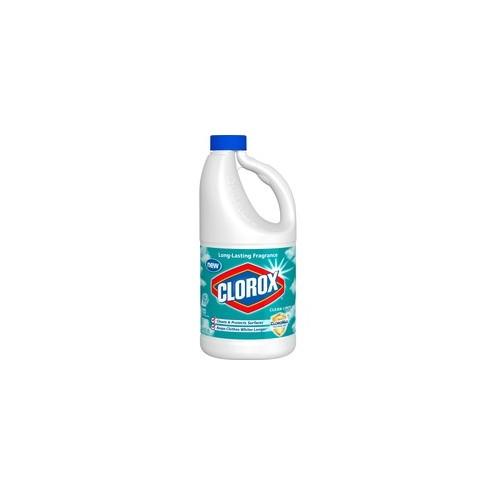 Clorox Scented Bleach - Concentrate Liquid - 64 fl oz (2 quart) - Clean Scent - 8 / Carton - White