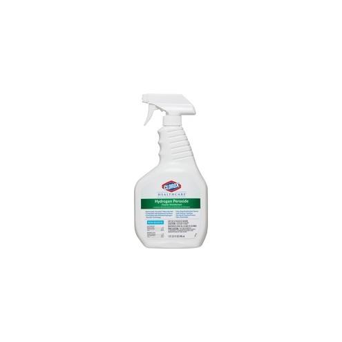 Clorox Healthcare Hydrogen Peroxide Cleaner - Liquid - 32 fl oz (1 quart) - 216 / Bundle - Clear