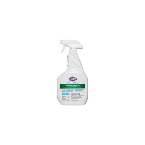 Clorox Healthcare Hydrogen Peroxide Cleaner - Liquid - 32 fl oz (1 quart) - 432 / Pallet - Clear