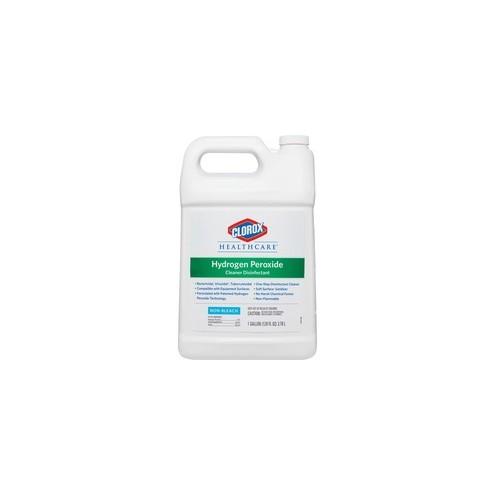 Clorox Healthcare Hydrogen Peroxide Cleaner - Liquid - 128 fl oz (4 quart) - 4 / Carton - Clear