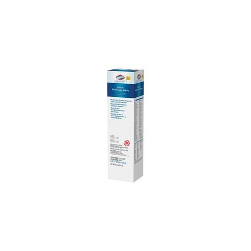 Clorox Healthcare Bleach Germicidal Wipes - Ready-To-Use Wipe - 50 / Pack - White