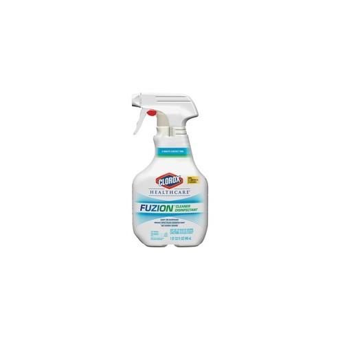 Clorox Healthcare Fuzion Cleaner Disinfectant - Ready-To-Use Spray - 32 fl oz (1 quart) - 216 / Bundle - Translucent