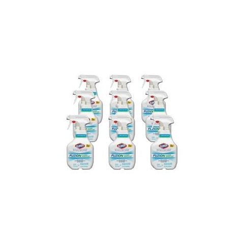 Clorox Healthcare Fuzion Cleaner Disinfectant - Ready-To-Use Spray - 32 fl oz (1 quart) - Bottle - 9 / Carton - Translucent
