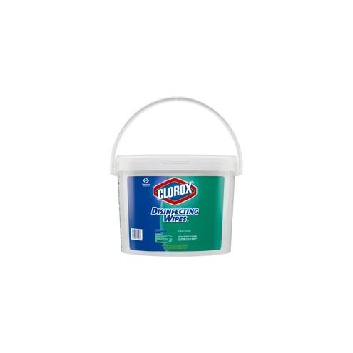 Clorox Commercial Solutions Disinfecting Wipes - Ready-To-Use Wipe - Fresh Scent - 700 / Bucket - 24 / Bundle - White