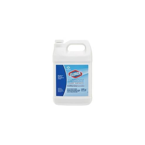 Clorox Commercial Solutions Anywhere Hard Surface Sanitizing Spray - Liquid - 128 fl oz (4 quart) - 4 / Carton - Translucent