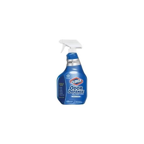 Clorox Odor Defense Clean Scent Air & Fabric Spray - Spray - 32 fl oz (1 quart) - Clean Air - 216 / Bundle - Long Lasting, Bleach-free