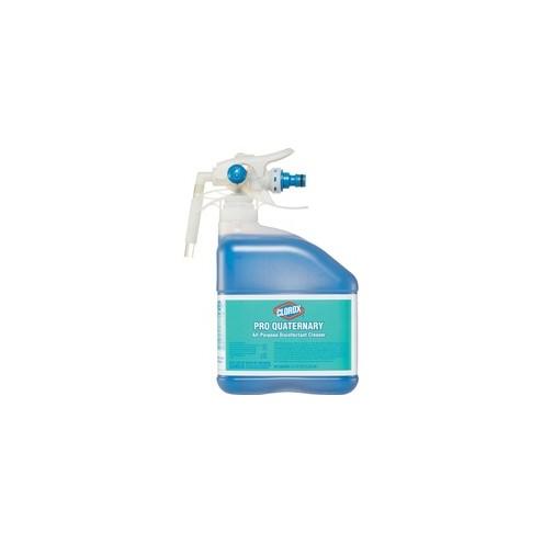 Clorox Pro Quaternary Disinfectant Cleaner - Concentrate - 101 fl oz (3.2 quart) - Fresh Clean Scent - 2 / Carton - White