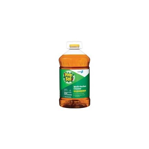 Pine-Sol Multi-Surface Cleaner - Liquid - 144 fl oz (4.5 quart) - Pine Scent - 63 / Bundle - Clear