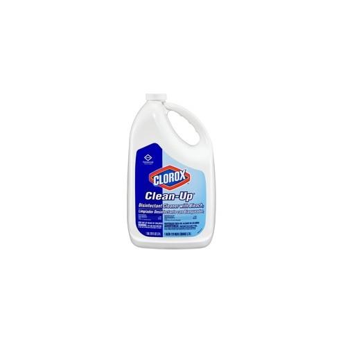 Clorox Clean-Up Disinfectant Bleach Cleaner Refill - Liquid - 128 fl oz (4 quart) - Fresh Scent - 108 / Pallet - Clear