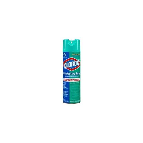 Clorox Disinfecting Spray - Spray - 19 fl oz (0.6 quart) - Fresh Scent - 432 / Bundle