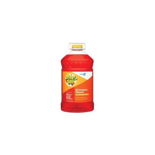 Pine-Sol All Purpose Cleaner - CloroxPro - Concentrate Liquid - 144 fl oz (4.5 quart) - Orange Scent - 63 / Bundle - Orange