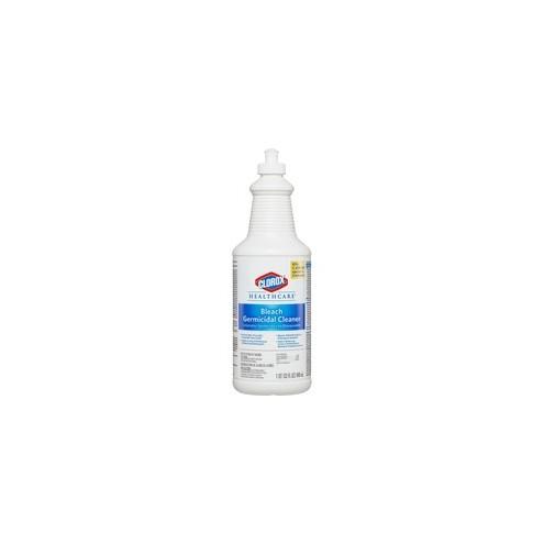 Clorox Healthcare Bleach Germicidal Cleaner - Ready-To-Use Liquid - 32 fl oz (1 quart) - 180 / Bundle - White