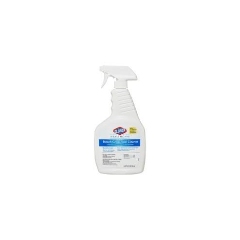 Clorox Healthcare Bleach Germicidal Cleaner - Ready-To-Use Spray - 22 fl oz (0.7 quart) - 240 / Bundle - Clear