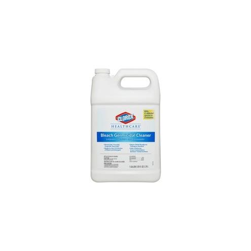 Clorox Healthcare Bleach Germicidal Cleaner Refill - Ready-To-Use - 128 fl oz (4 quart) - 4 / Carton - White