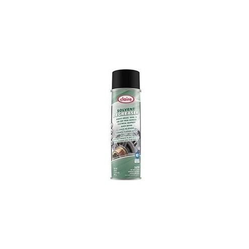 Claire Solvent Degreaser for Industrial and Automotive Use - For Multipurpose - 20 fl oz - Non-flammable, Residue-free, Quick Drying, Non-flammable, CFC-freeCan - 12 / Pack - Clear