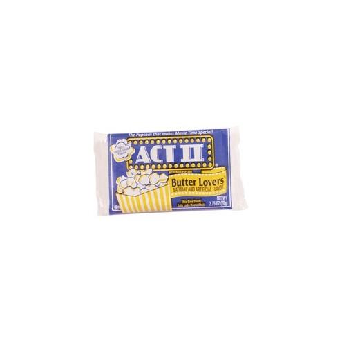 ACT II Butter Lovers Microwave Popcorn - Microwavable - Butter - 2.75 oz - 36 / Carton