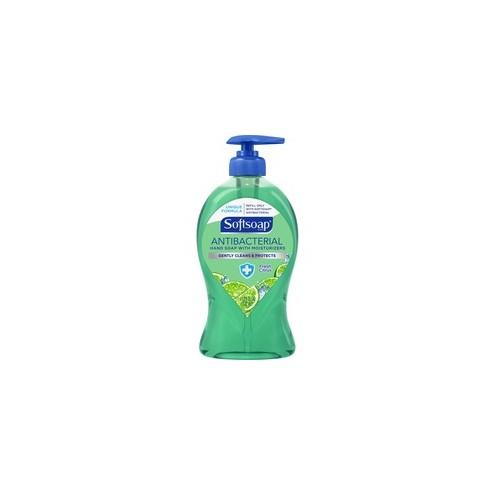 Softsoap Antibacterial Liquid Hand Soap Pump - 11.25 fl. oz. Bottles - Fresh Citrus Scent - 11.3 fl oz (332.7 mL) - Bacteria Remover - Hand - Green - 6 / Carton