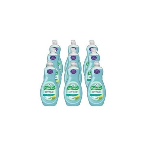 Palmolive Soft Touch Ultra Dish Soap - 20 fl oz (0.6 quart) - Aloe & Citrus Scent - 9 / Carton - Clear