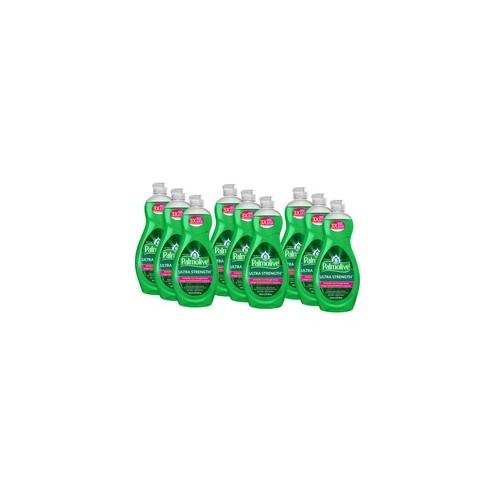 Palmolive Ultra Dish Liquid - Ultra Strength Original - 20 fl. oz. Bottles - Concentrate Liquid - 20 fl oz (0.6 quart) - 9 / Carton - Green