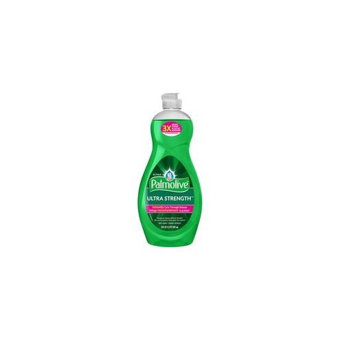 Palmolive Ultra Dish Liquid - Ultra Strength Original - 20 fl. oz. Bottle - Concentrate Liquid - 20 fl oz (0.6 quart) - 1 Each - Green