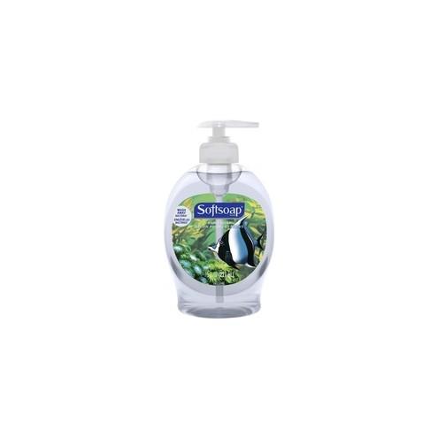 Softsoap Aquarium Hand Soap - Fresh Scent Scent - 7.5 fl oz (221.8 mL) - Pump Bottle Dispenser - Soil Remover, Bacteria Remover, Dirt Remover - Hand, Skin - Clear - Rich Lather - 6 / Carton