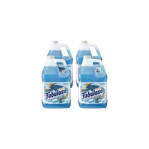 Fabuloso Ocean Multi-use Cleaner - Liquid - 128 fl oz (4 quart) - Ocean Cool Scent - 4 / Carton - Blue