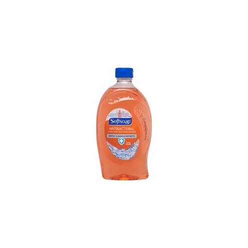 Softsoap Antibacterial Refill - Crisp Clean Scent - 32 fl oz (946.4 mL) - Bottle Dispenser - Bacteria Remover - Hand - Orange - Anti-bacterial, Moisturizing - 1 Each