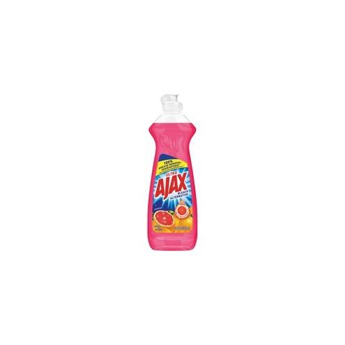 AJAX Ultra Bleach Alternative Dish Liquid - Liquid - 12.6 fl oz (0.4 quart) - Grapefruit Scent - 1 Each - Pink