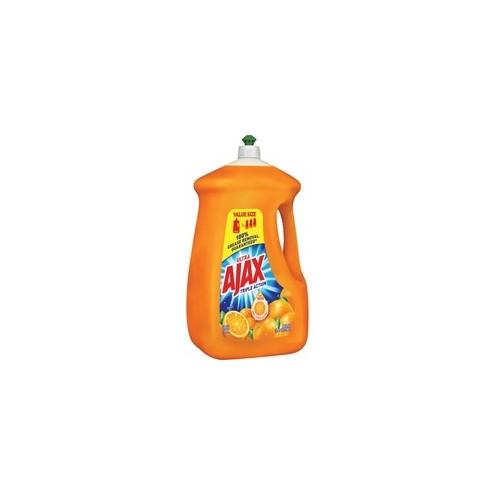 AJAX Triple Action Orange Dish Liquid - 90 fl. oz. Bottle - Liquid - 90 fl oz (2.8 quart) - Citrus Scent - 1 Each - Orange