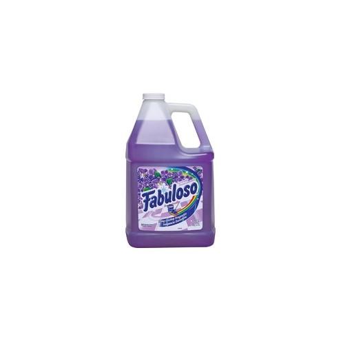 Fabuloso Multi-Use Cleaner - Liquid - 128 fl oz (4 quart) - Lavender Scent - 4 / Carton - Purple