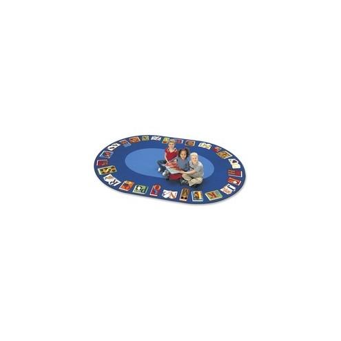 Carpets for Kids Reading By The Book Oval Area Rug - Area Rug - 11.67 ft Length x 99" Width - Oval