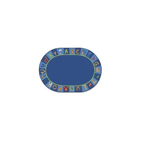 Carpets for Kids A to Z Animals Oval Area Rug - Area Rug - 11.67 ft Length x 99" Width - Oval
