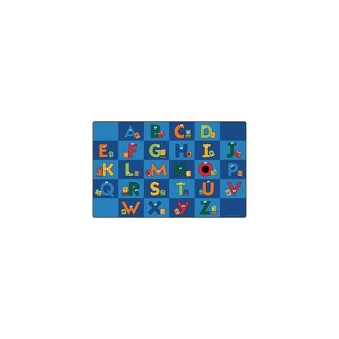 Carpets for Kids Reading Letters Library Rug - 13.33 ft Length x 100" Width - Rectangle