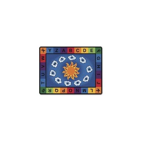 Carpets for Kids Sunny Day Learn/Play Rectangle Rug - 100" Length x 70" Width - Rectangle