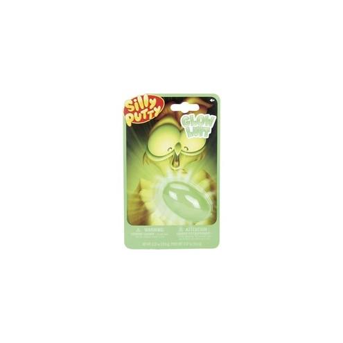 Silly Putty Glow - Fun and Learning - Recommended For 4 Year - 8 / Carton - Green Glow