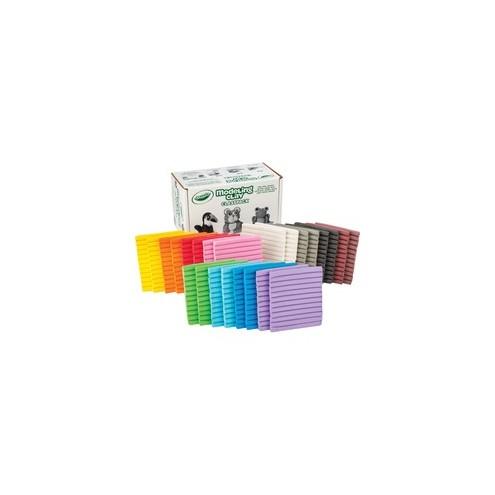 Crayola Modeling Clay Classpack - Building Shapes, Sculpture, Art - Recommended For 6 Year - 288 / Box - Pink, Red, Orange, Yellow, Green, Blue, Light Blue, Purple, Black, Gray, White, ...