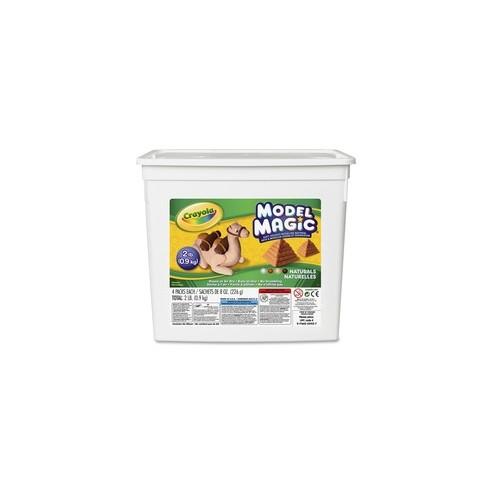 Crayola Model Magic Modeling Material - Project, Sculpture - Recommended For - 1 Box - Assorted, White, Bisque, Earth Tone