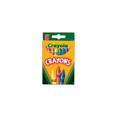 Crayola Tuck Box Classic Childrens Crayons - 3.6" Length - 0.3" Diameter - Assorted