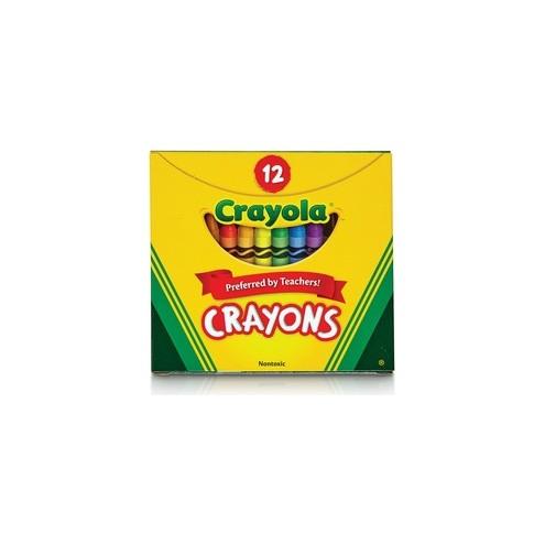 Crayola Tuck Box 12 Crayons - Assorted - 12 / Pack